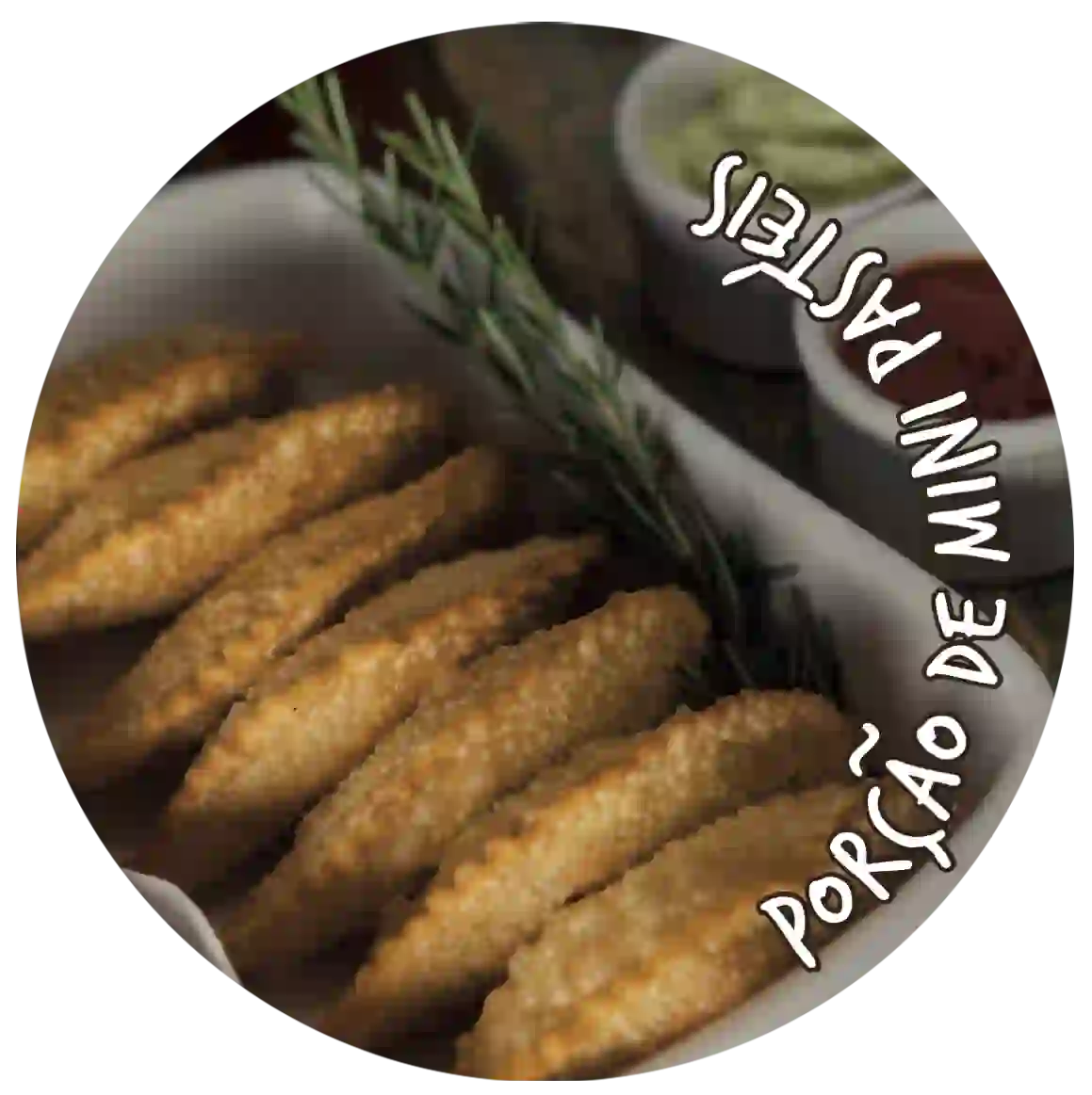 Porção de Mini Pastéis